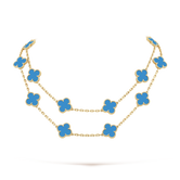 18K Vintage Alhambra 20 Motifs Long Necklace