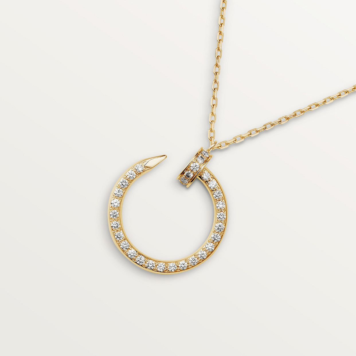 18K Juste Un Clou Full Diamonds Necklace