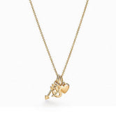 18K T Wine and Dine Pendant Necklace